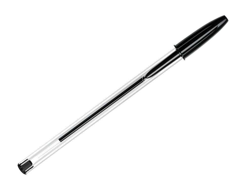 BOLIGRAFO BIC CRISTAL ORIGINAL TINTA NEGRA BOLSA DE 5 UNIDADES