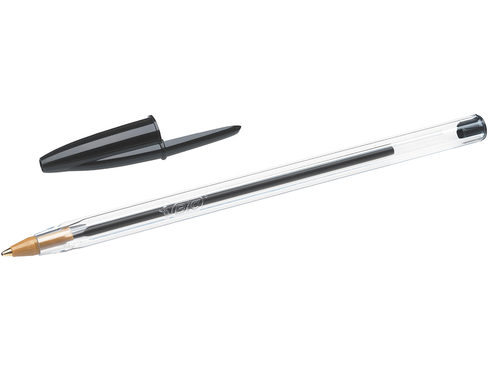BOLIGRAFO BIC CRISTAL ORIGINAL TINTA NEGRA BOLSA DE 5 UNIDADES