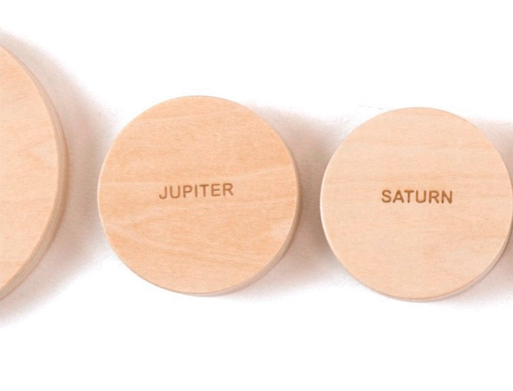 JUEGO DIDACTICO ANDREUTOYS SISTEMA SOLAR MADERA