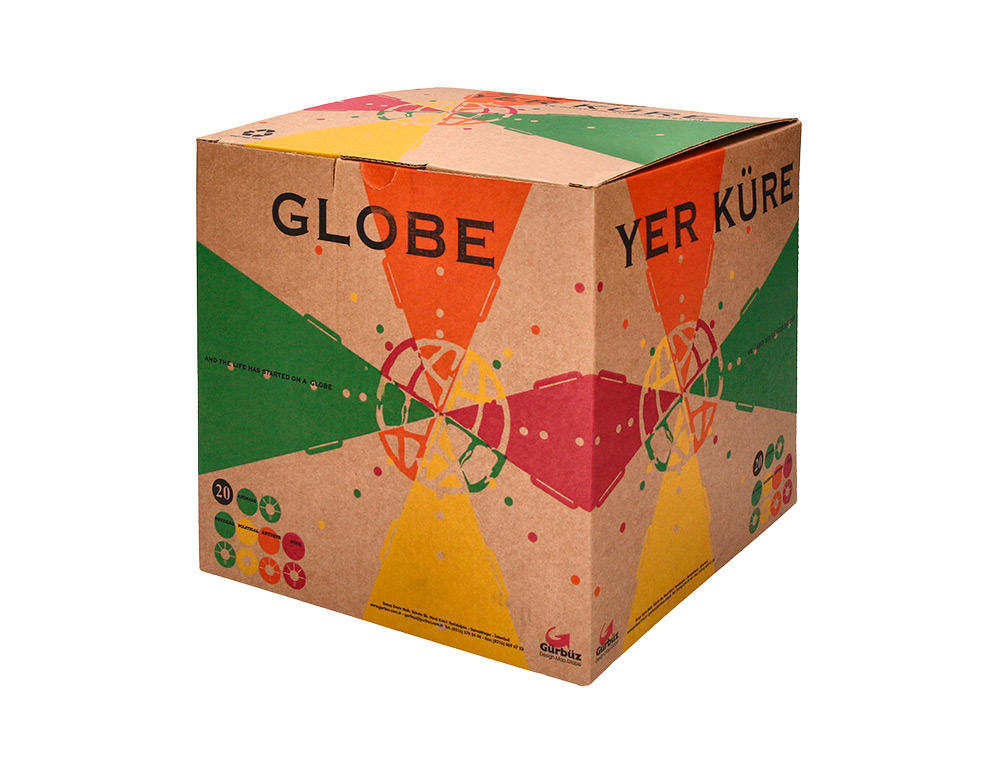 GLOBO TERRAQUEO LIDERPAPEL CON LUZ FISICO Y POLITICO DIAMETRO 20 CM