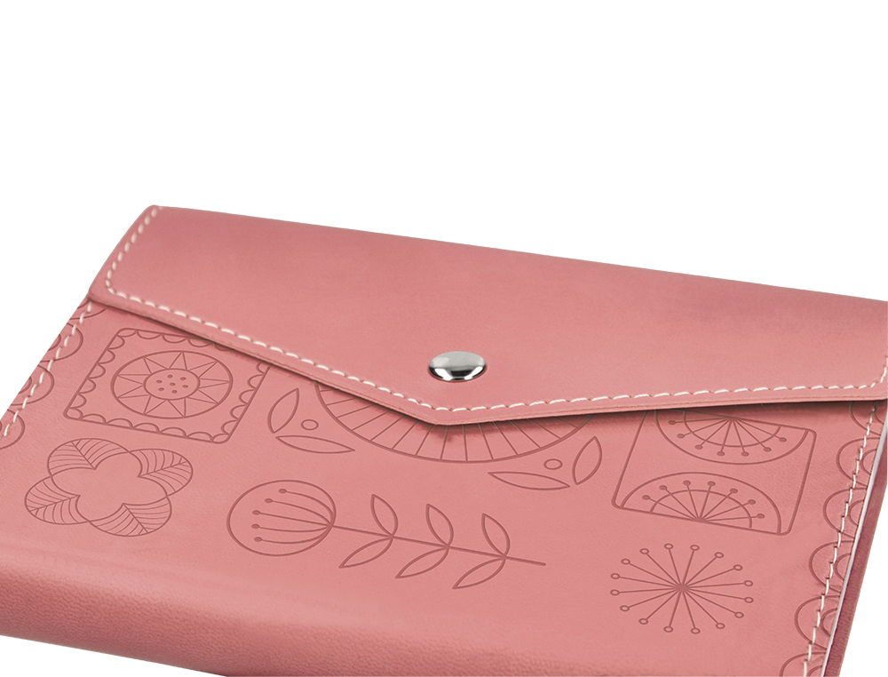 AGENDA ENCUADERNADA LIDERPAPEL THERASIA MINI 2024 DIA PAGINA COLOR NUDE PAPEL 70 GR