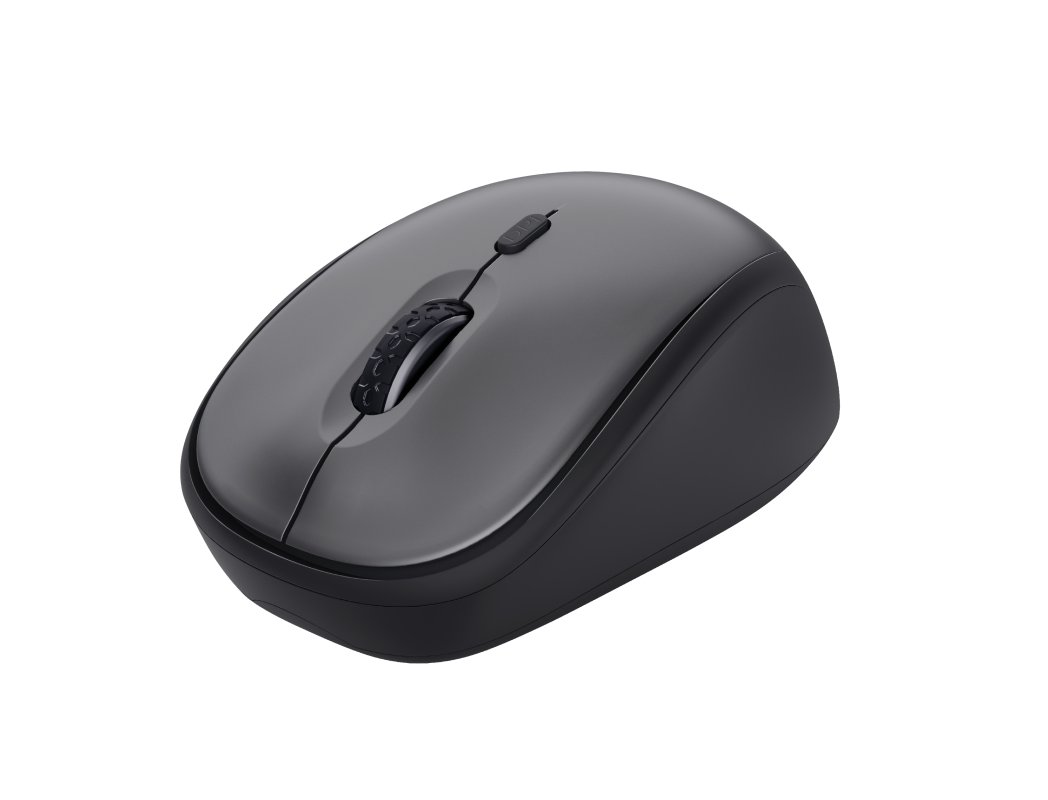 RATON TRUST YVI+ OPTICO INALAMBRICO ECO 4 BOTONES 800/1600 DPI USB 2.0 COLOR NEGRO