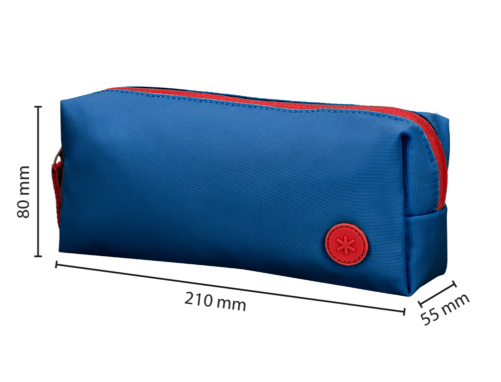 ESTUCHE PORTATODO ANTARTIK BASIC PACK 1 COMPARTIMENTO AZUL MARINO COMPAERO MOCHILA 80X55X210 MM