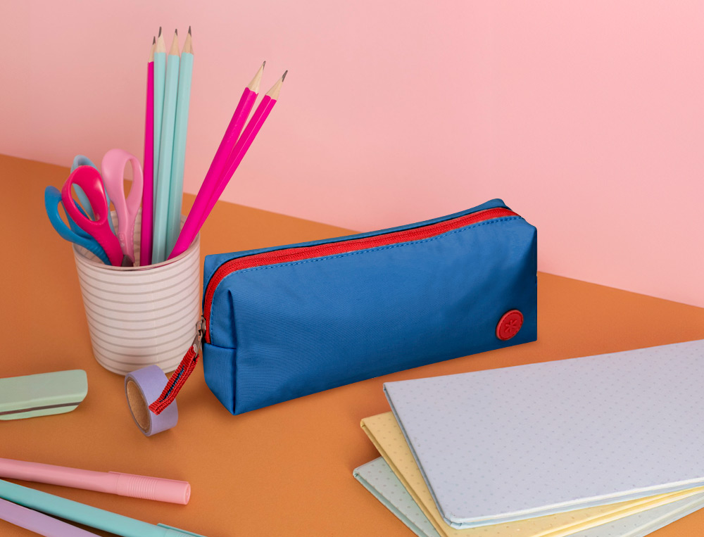 ESTUCHE PORTATODO ANTARTIK BASIC PACK 1 COMPARTIMENTO AZUL MARINO COMPAERO MOCHILA 80X55X210 MM