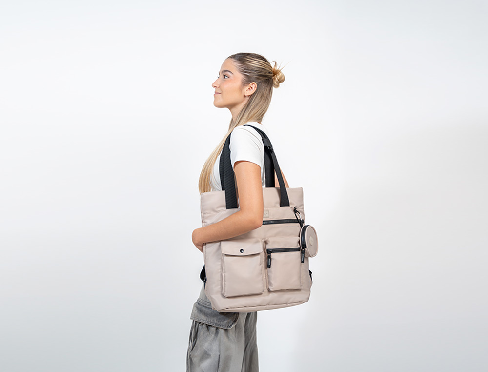 MOCHILA ANTARTIK BOLSO FLIP BAG CON ACOLCHADO PARA PORTATIL 15'' VERDE 400X120X390 MM