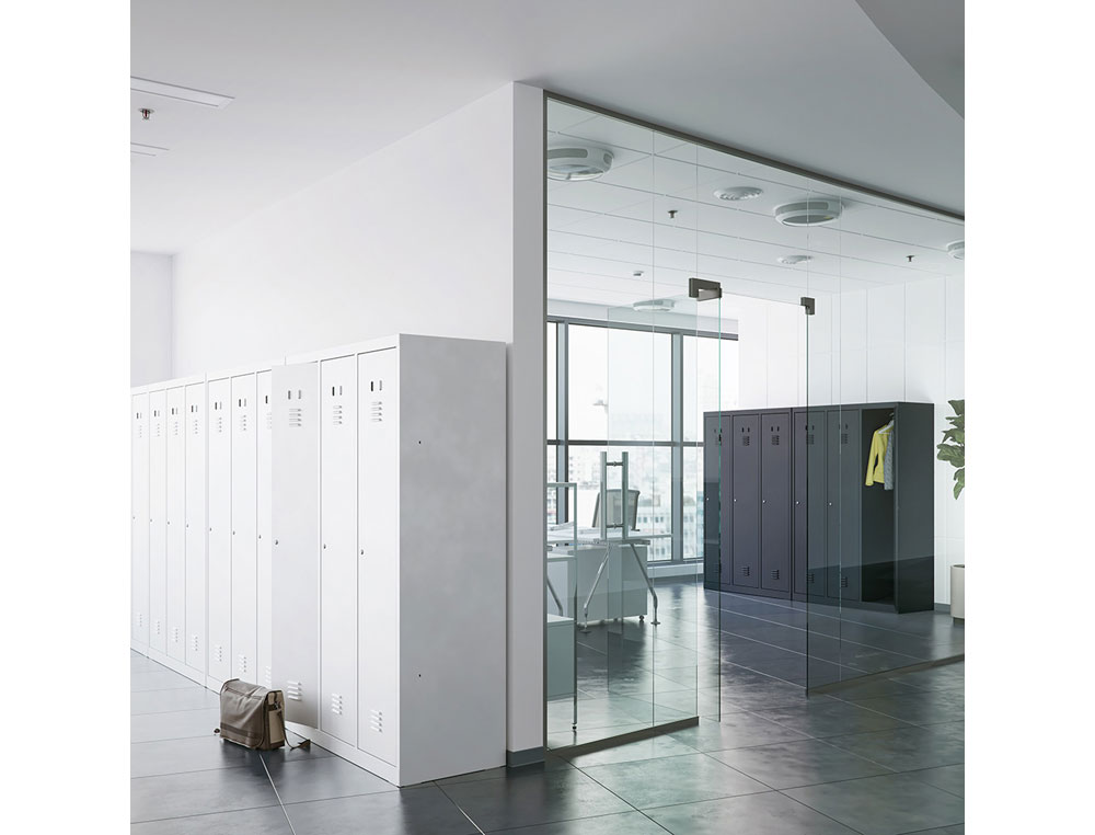 TAQUILLA METALICA ROCADA 400 1 MODULO X 4 PUERTAS GRIS 430X500X1800 MM