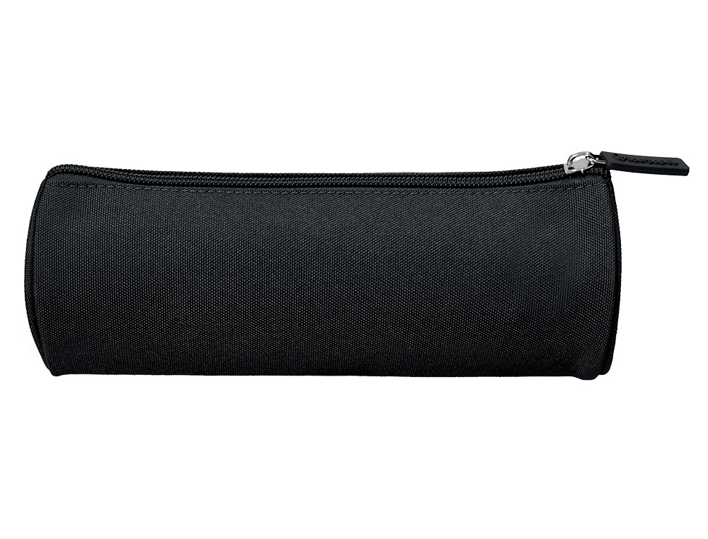 ESTUCHE PORTATODO LIDERPAPEL CLASSIC CILINDRICO ANCHO 210X70MM NEGRO