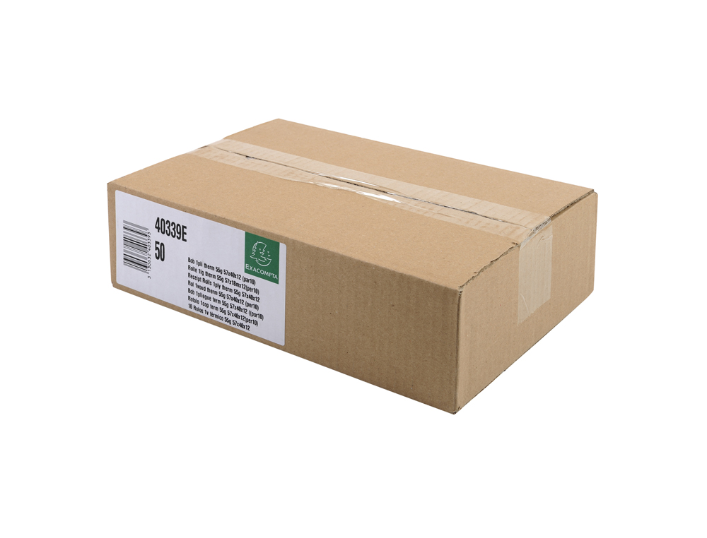 ROLLO SUMADORA EXACOMPTA TERMICO 57X40 MM 55 G/M2 SIN BPA