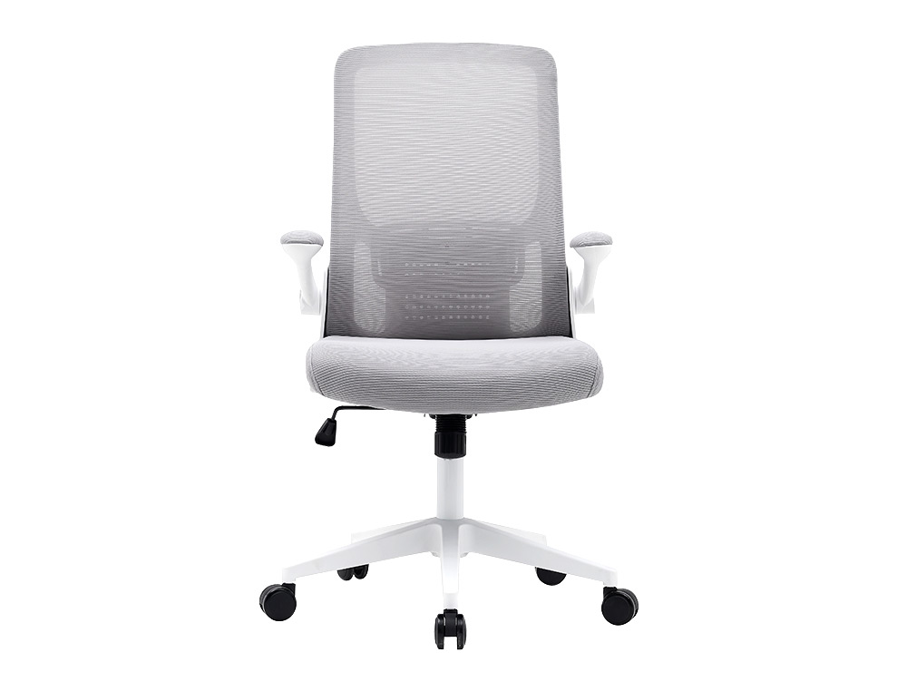 SILLA Q-CONNECT OFICINA ALBA MALLA BASE METALICA ALT MAX 1110 ANC 610 PROF 580 RUEDAS PREMIUM COLOR GRIS