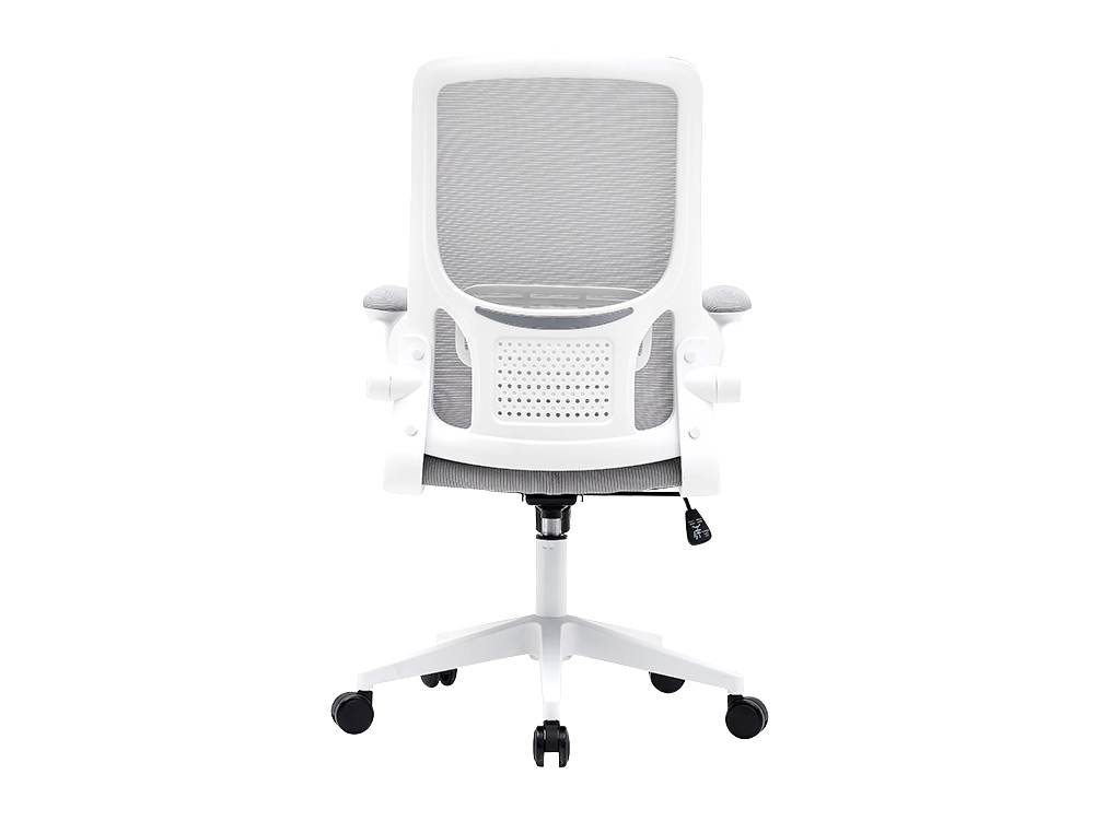 SILLA Q-CONNECT OFICINA ALBA MALLA BASE METALICA ALT MAX 1110 ANC 610 PROF 580 RUEDAS PREMIUM COLOR GRIS