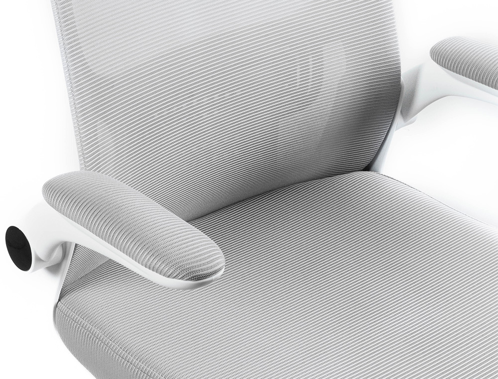 SILLA Q-CONNECT OFICINA ALBA MALLA BASE METALICA ALT MAX 1110 ANC 610 PROF 580 RUEDAS PREMIUM COLOR GRIS