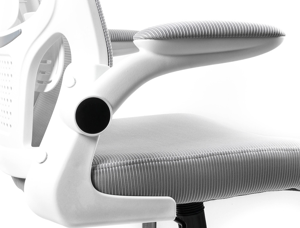 SILLA Q-CONNECT OFICINA ALBA MALLA BASE METALICA ALT MAX 1110 ANC 610 PROF 580 RUEDAS PREMIUM COLOR GRIS