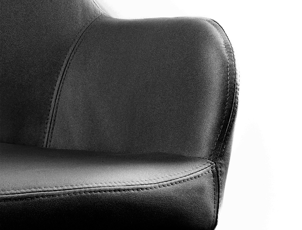 SILLA Q-CONNECT CONFIDENTE SIEMIONE BASE METALICA ALT MAX 820 ANC 570 PROF 580 COLOR GRIS OSCURO