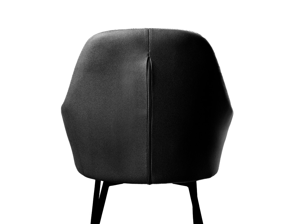 SILLA Q-CONNECT CONFIDENTE SIEMIONE BASE METALICA ALT MAX 820 ANC 570 PROF 580 COLOR GRIS OSCURO