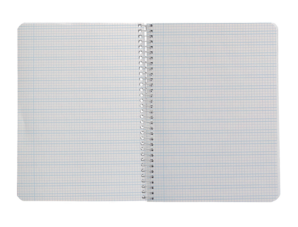 CUADERNO ESPIRAL LIDERPAPEL A5 PAUTAGUIA TAPA DURA 80H 90GR CUADRO PAUTADO 3MM COLOR AMARILLO