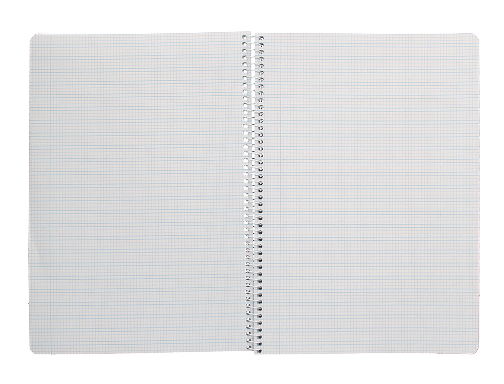 CUADERNO ESPIRAL LIDERPAPEL A4 PAUTAGUIA TAPA BLANDA 80H 75GR CUADRO PAUTADO 3MM COLOR VERDE