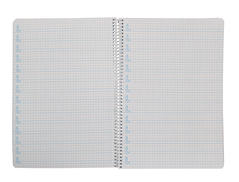 CUADERNO ESPIRAL LIDERPAPEL A4 PAUTAGUIA TAPA BLANDA 80H 75GR CUADRO PAUTADO 5MM COLOR AMARILLO