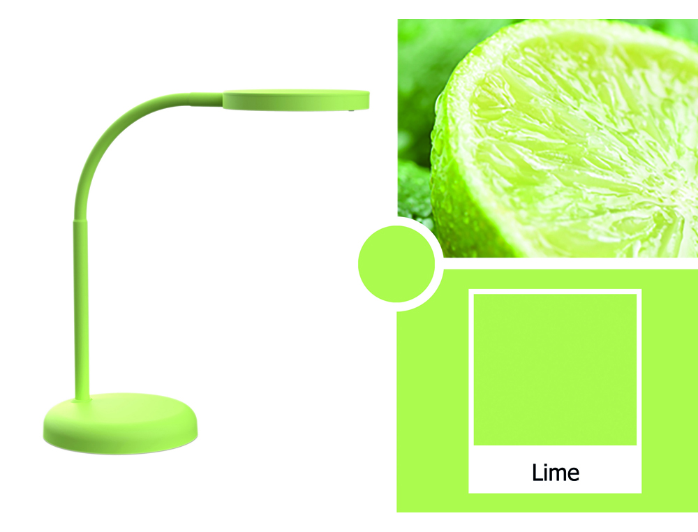 LAMPARA DE ESCRITORIO MAUL LED JOY COLOR VERDE LIMA 137X335X358 MM
