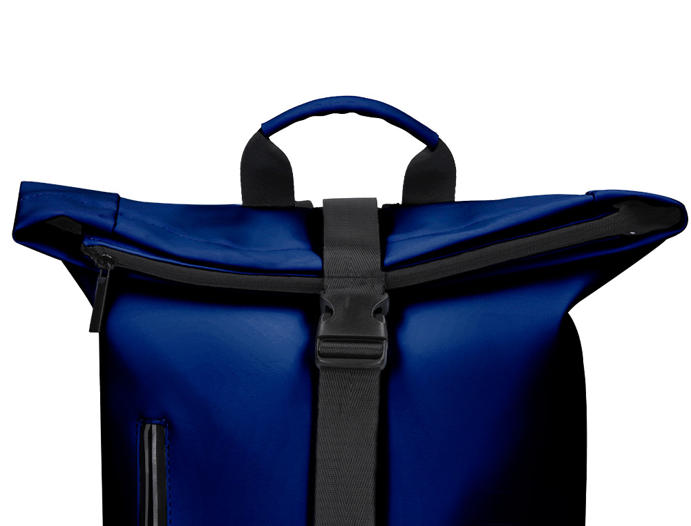 MOCHILA ANTARTIK ROLL PACK WATERPROOF ENROLLABLE GRAN CAPACIDAD AZUL MARINO 480X130X280MM