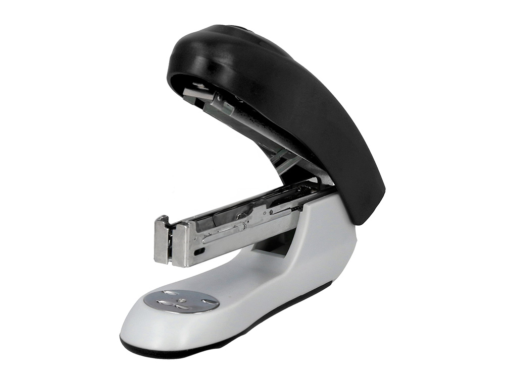 GRAPADORA Q-CONNECT KF14207 PLASTICO ABS NEGRA CAPACIDAD 20 HOJAS MEDIDAS 177X43X67MM