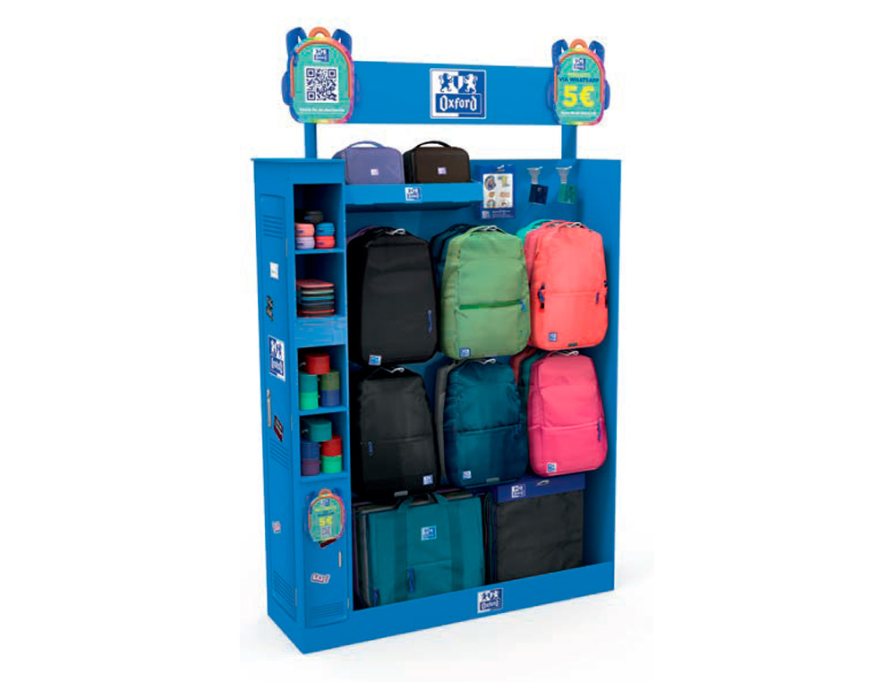 CONTENIDO 1/3 PARA EXPOSITOR OXFORD YOUNG PROOF MOCHILA B-READY