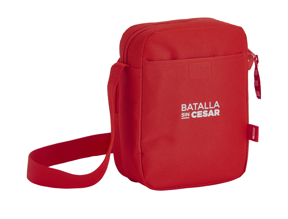 CARTERA ESCOLAR SAFTA SPORTING DE GIJON BANDOLERA PEQUEÑA 160X220X60 MM