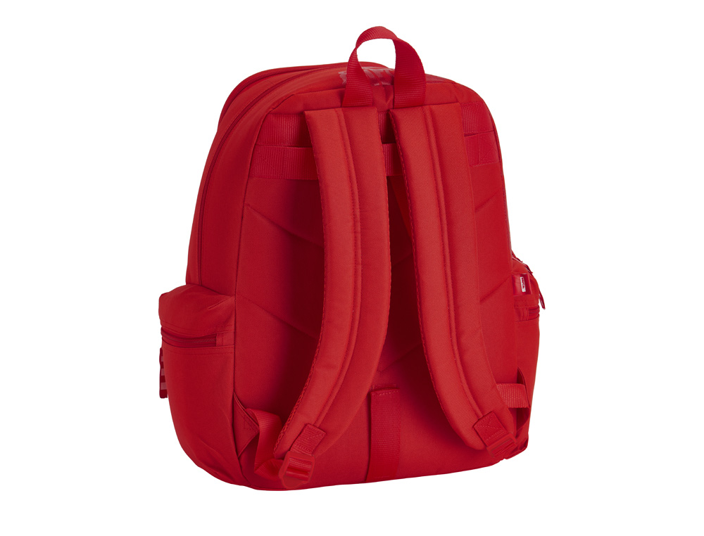 CARTERA ESCOLAR SAFTA SPORTING DE GIJON MOCHILA ADAPTABLE A CARRO 320X430X170 MM