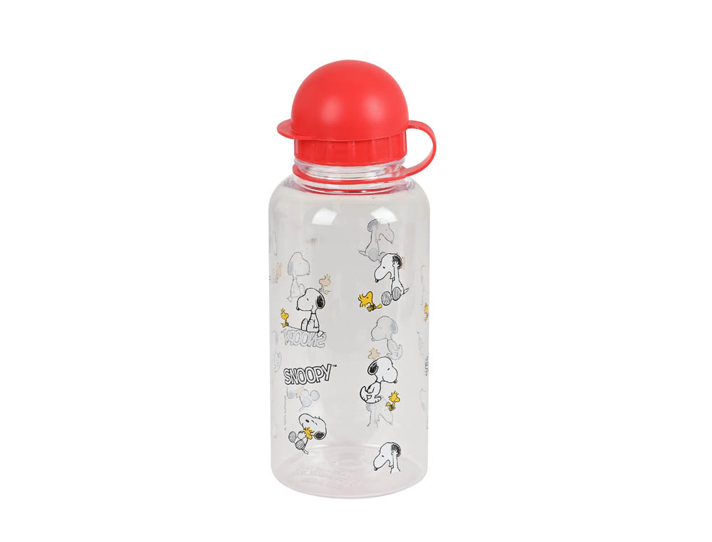 BOTELLA ESCOLAR SAFTA 500 ML 69X180 MM SNOOPY FRIENDS FOREVER