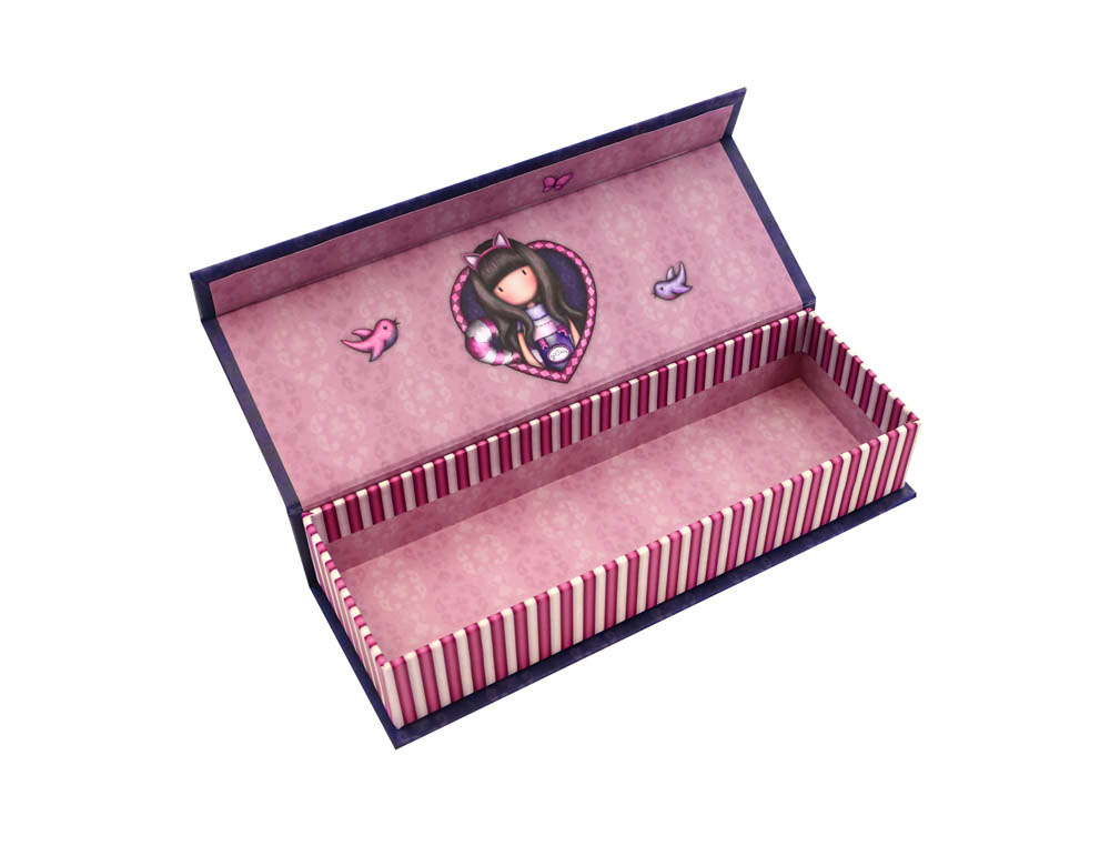 BOLSO ESCOLAR SAFTA SANTORO S GORJUSS THROUGH THE LOOKING GLASS PORTATODO CAJA 202X70X40 MM