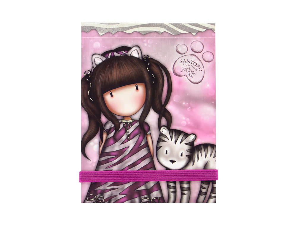 CUADERNO DE BOLSILLO SAFTA SANTORO GORJUSS WILD EXPOSITOR DE 12 UNIDADES SURTIDAS 256X75X177 MM