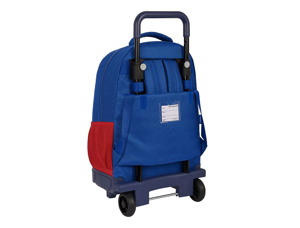 MOCHILA SAFTA GRANDE CON RUEDAS COMPACT EXTRAIBLES F.C. BARCELONA 2 EQUIPACION 23/24 220X330X450 MM