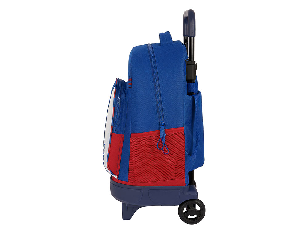 MOCHILA SAFTA GRANDE CON RUEDAS COMPACT EXTRAIBLES F.C. BARCELONA 2 EQUIPACION 23/24 220X330X450 MM