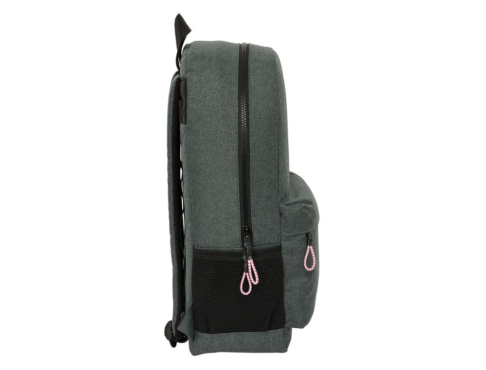 MOCHILA SAFTA ADAPTABLE A CARRO KAPPA SILVER PINK 140X300X460 MM