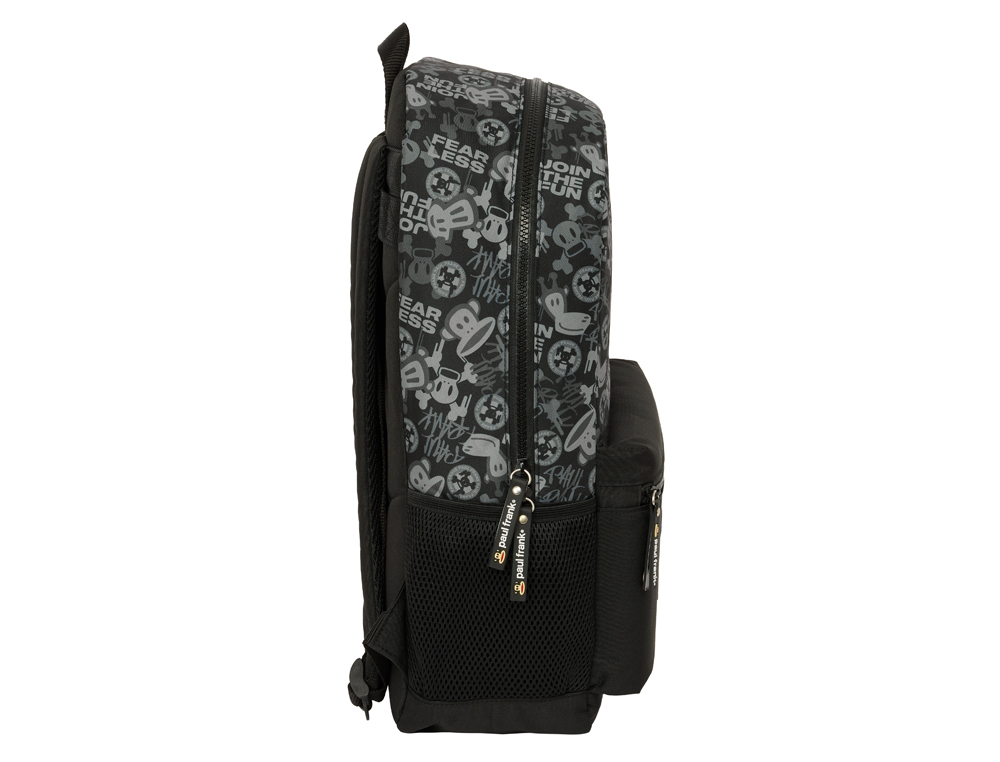 MOCHILA SAFTA ADAPTABLE A CARRO PAUL FRANK 140X330X460 MM