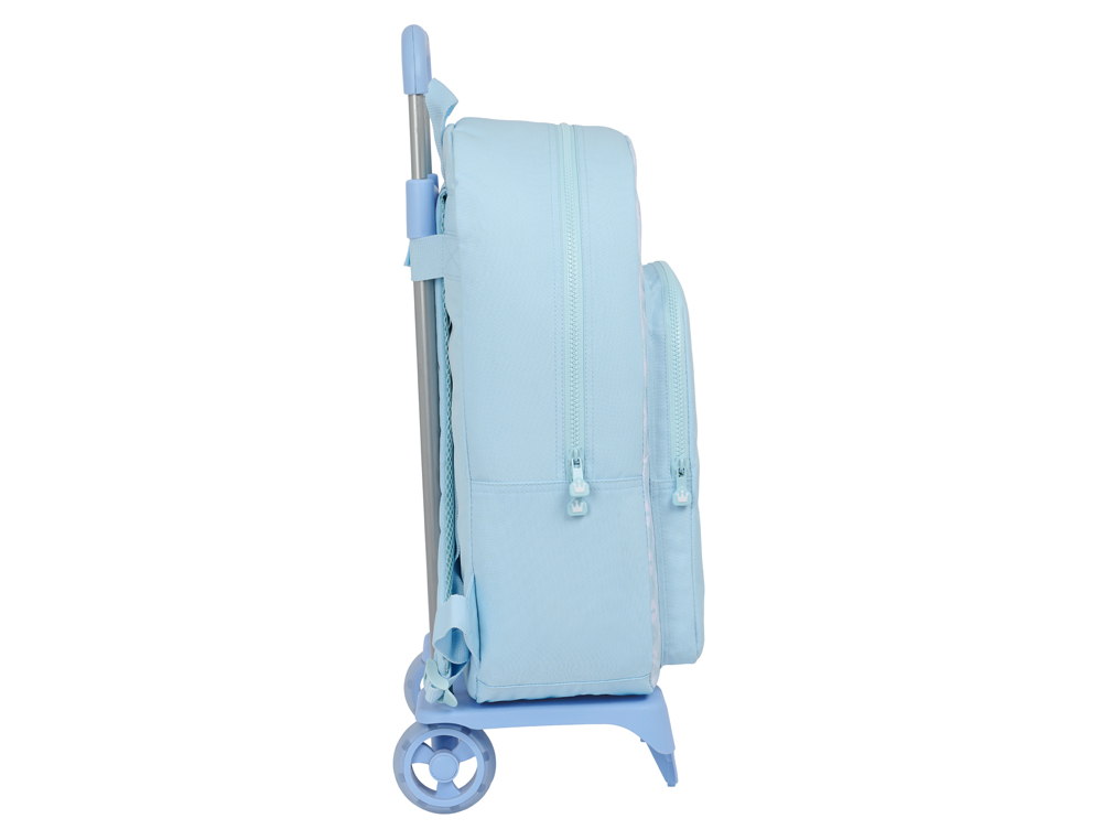 MOCHILA SAFTA MOD. 876 CON CARRO 905 GLOWLAB CISNES 140X300X460 MM