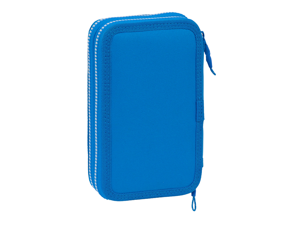 PLUMIER ESCOLAR SAFTA DOBLE CREMALLERA 28 PIEZAS DEPORTIVO DE LA CORUÑA 40X125X195 MM