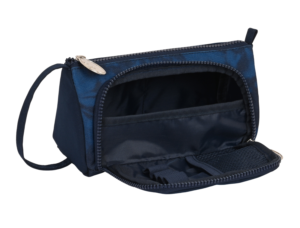BOLSO ESCOLAR PORTATODO SAFTA CON BOLSILLO DESPLEGABLE VACIO BATMAN LEGENDARY 85X200X110 MM