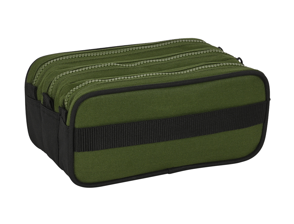 BOLSO ESCOLAR PORTATODO SAFTA TRIPLE BIG SAFTA DARK FOREST 80X215X100 MM