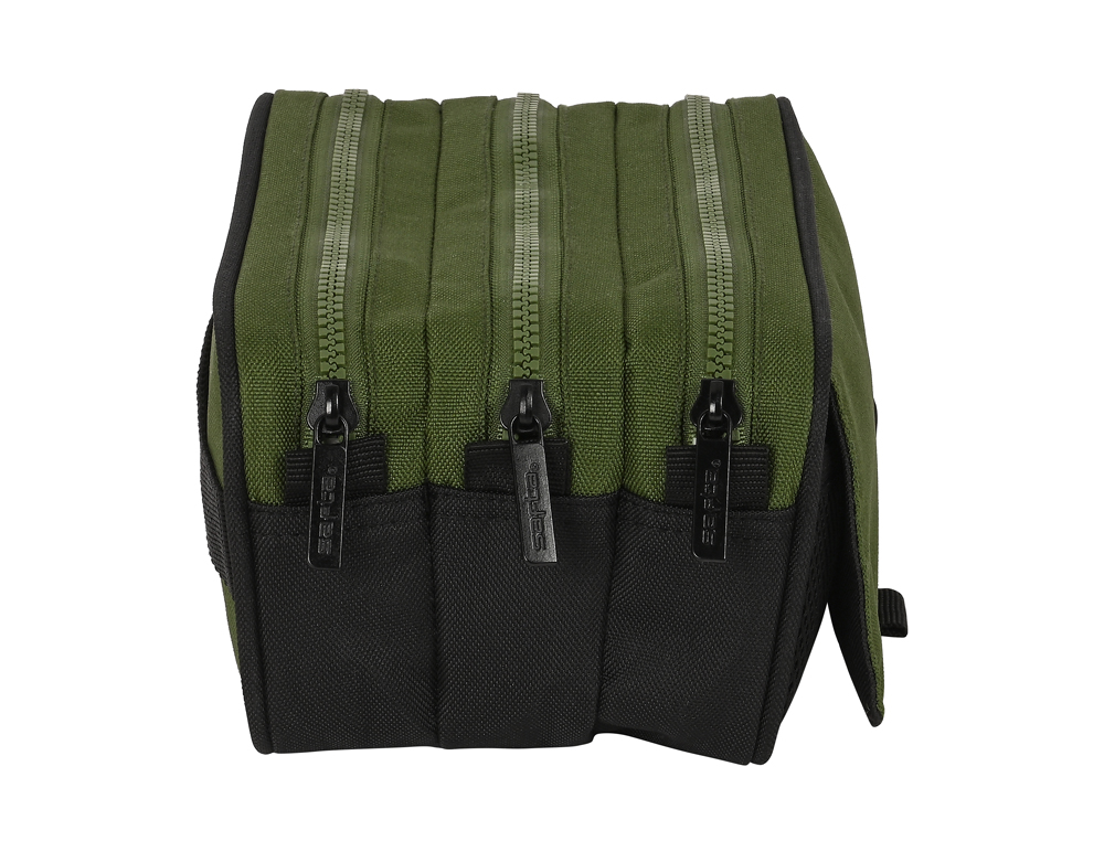 BOLSO ESCOLAR PORTATODO SAFTA TRIPLE BIG SAFTA DARK FOREST 80X215X100 MM