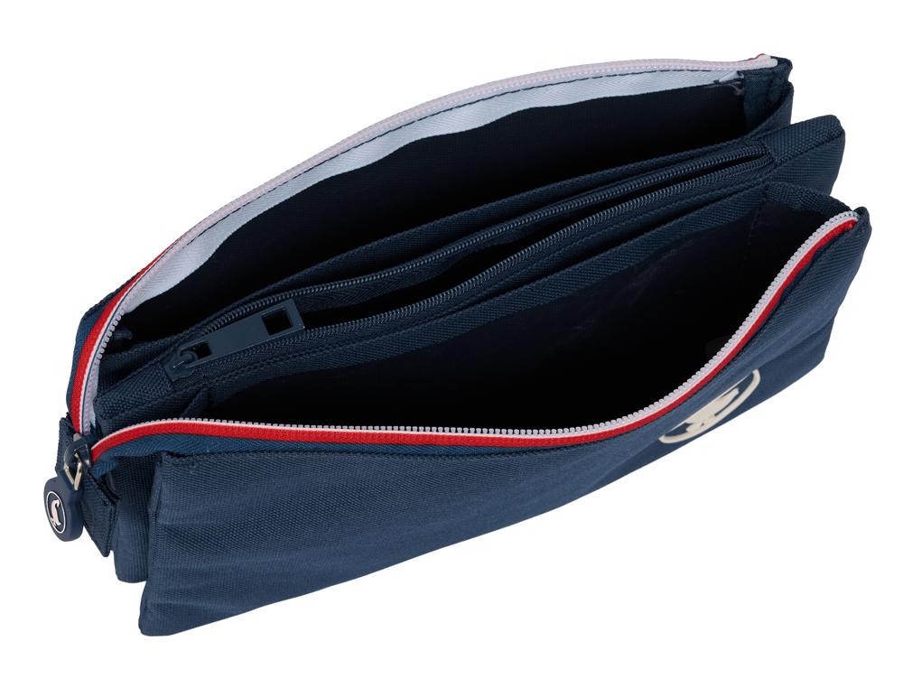BOLSO ESCOLAR PORTATODO SAFTA TRIPLE EL GANSO CLASSIC 30X220X120 MM