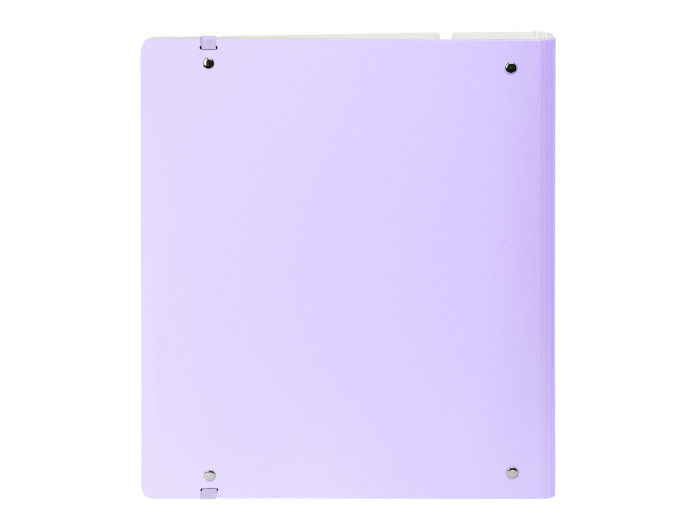 CARPETA CON RECAMBIO SAFTA DIN A4 CUADRO 5 MM POLIPROPILENO FOAM 4 ANILLAS 35MM LILA