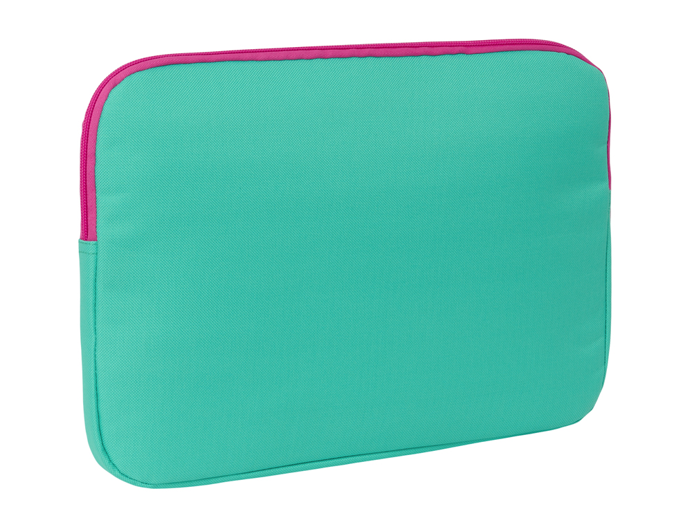 FUNDA PARA PORTATIL 14'' SAFTA NAIT NAIT VERDE MINT 250X340X20 MM