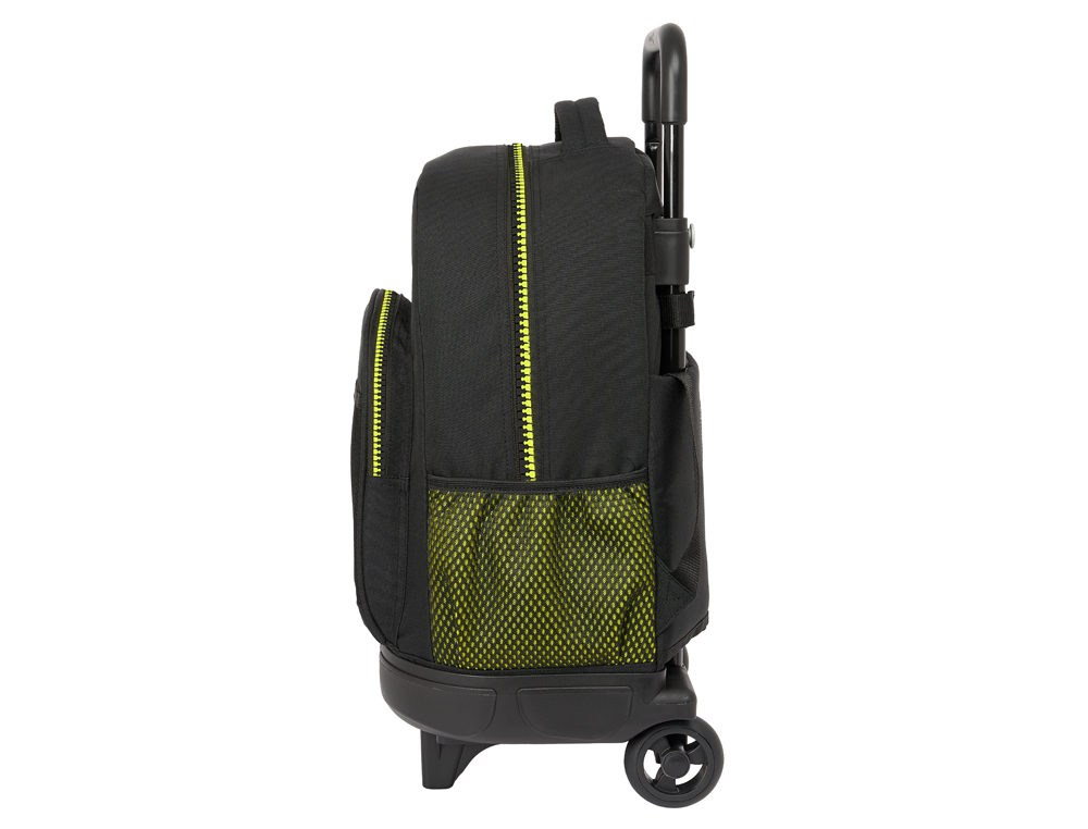 MOCHILA SAFTA GRANDE CON RUEDAS COMPACT EXTRAIBLE MUNICH BEAT 450X330X220 MM