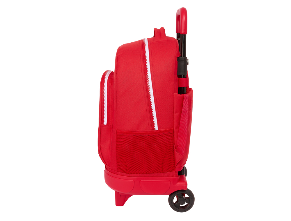 MOCHILA SAFTA GRANDE CON RUEDAS COMPACT EXTRAIBLE SEVILLA F.C. CORPORATIVA 450X330X220 MM
