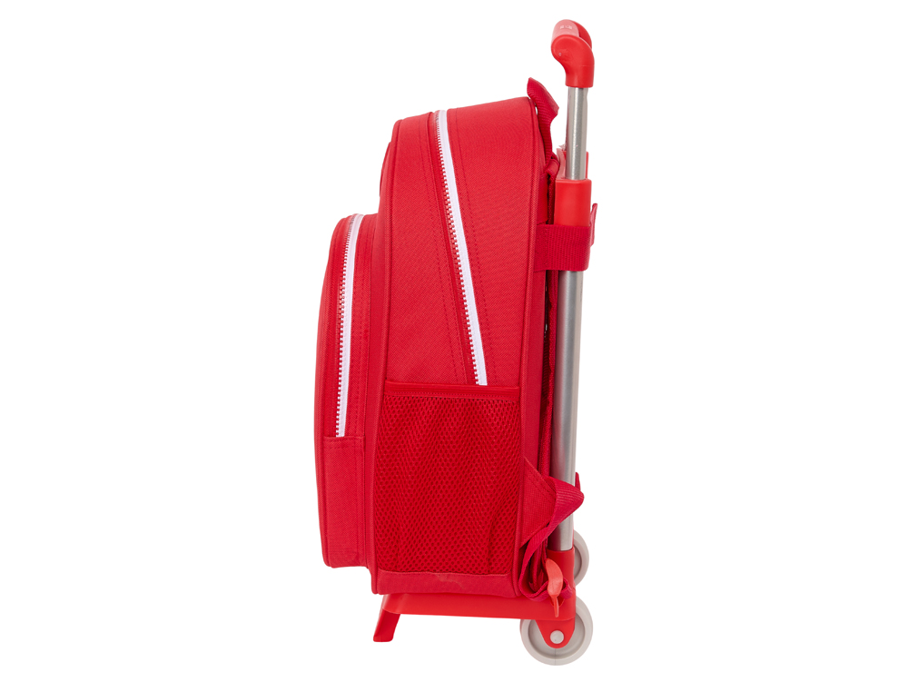 MOCHILA SAFTA MOD. 006 CON CARRO 705 SEVILLA F.C. CORPORATIVA 340X280X100 MM