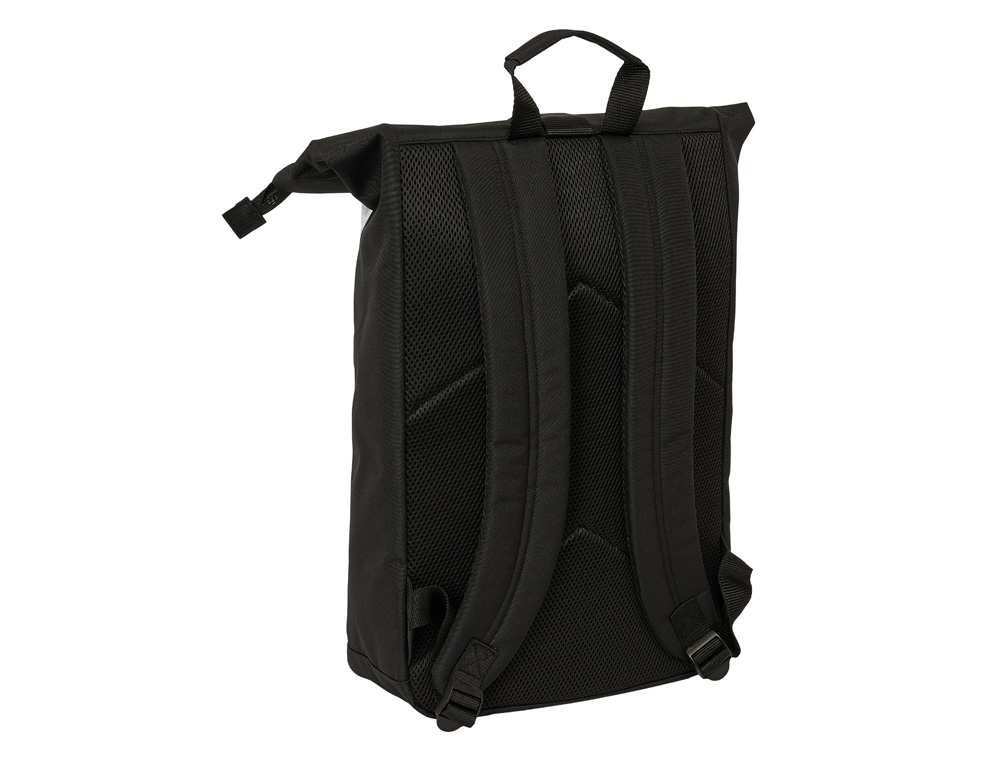 MOCHILA SAFTA SOLAPA PARA PORTATIL 15,6'' REAL MADRID 1 EQUIPACION 24/25 420X280X130 MM