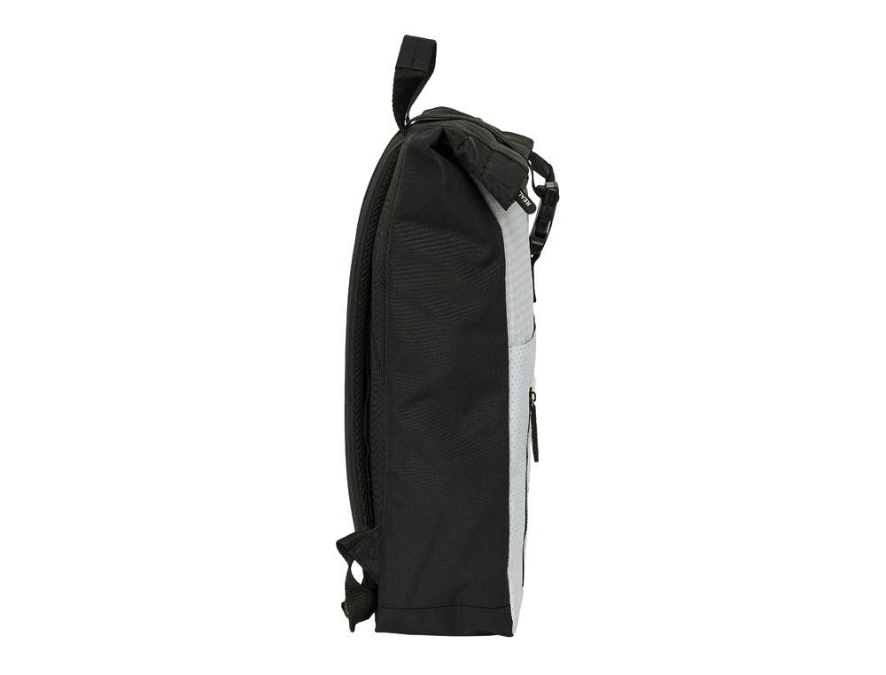 MOCHILA SAFTA SOLAPA PARA PORTATIL 15,6'' REAL MADRID 1 EQUIPACION 24/25 420X280X130 MM