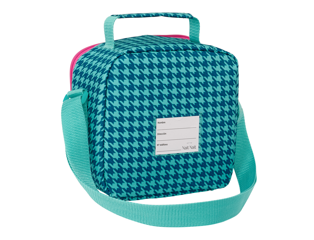 NEVERA SAFTA WATERPROOF NAIT NAIT PATA DE GALLO VERDE 200X200X150 MM