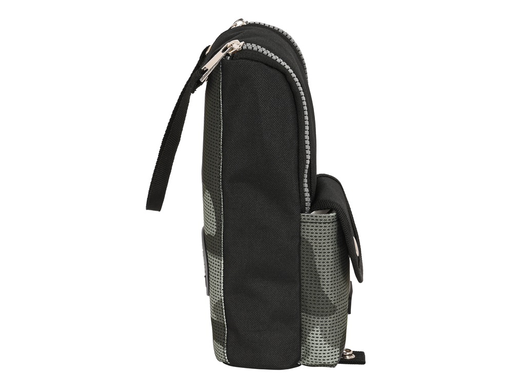 BOLSO ESCOLAR PORTATODO SAFTA CON ASA STONE 210X60X60 MM