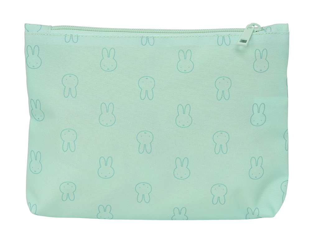 BOLSO ESCOLAR PORTATODO SAFTA GRANDE 2 CREMALLERA RECICLADO Y REPELENTE AGUA MIFFY MENTA 160X230X30 MM